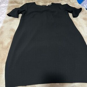 LOFT Black Classic Crepe Dress 8